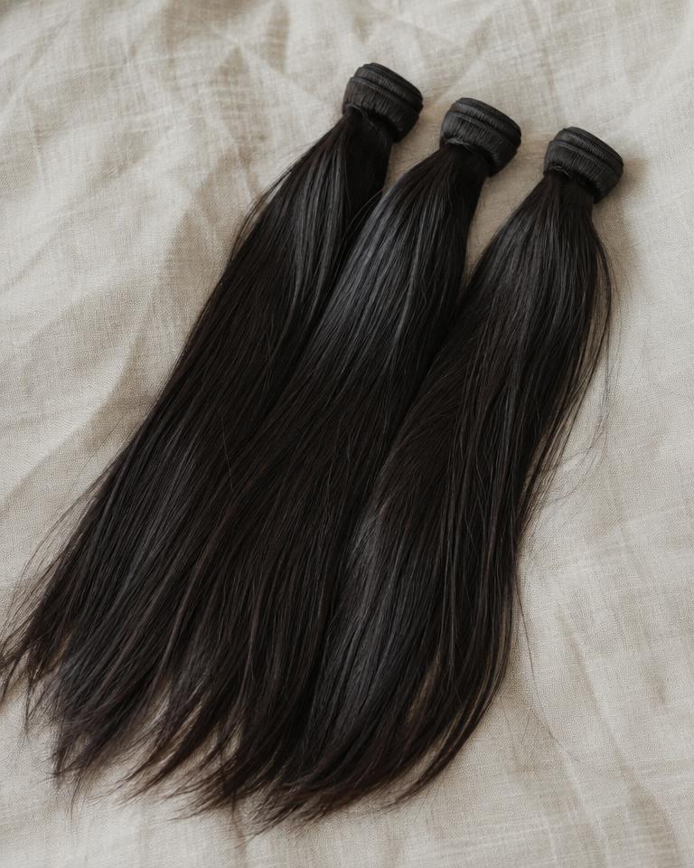 Straight Bundles hair texture